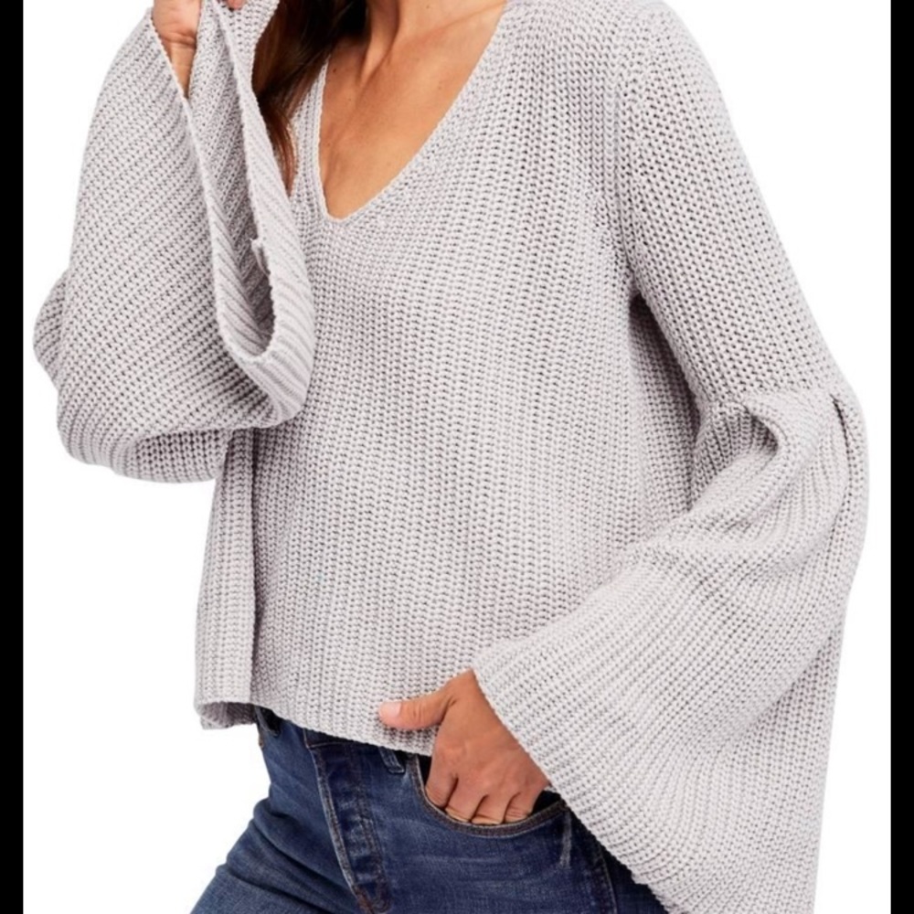 Free People XS Grey Sweater